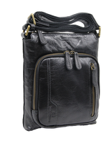 Charger l'image dans la galerie, Tarvin - Grand sac monobandoulière en cuir de vachette vieilli