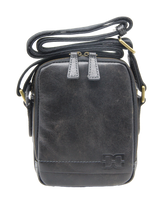 Charger l'image dans la galerie, Burland - Grand sac monobandoulière en cuir de vachette vieilli
