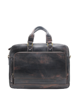 Charger l'image dans la galerie, Burland - Porte-documents en cuir de la vachette vieilli marron