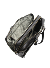 Charger l'image dans la galerie, Burland - Porte-documents en cuir de la vachette vieilli noir