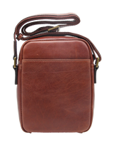 Charger l'image dans la galerie, Tarvin - Grand sac bandoulière en cuir de vachette vieilli
