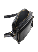Charger l'image dans la galerie, Tarvin - Grand sac bandoulière en cuir de vachette vieilli