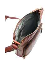 Charger l'image dans la galerie, Tarvin - Grand sac monobandoulière en cuir de vachette vieilli