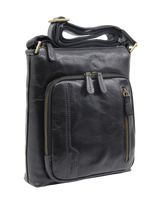 Charger l'image dans la galerie, Tarvin - Grand sac monobandoulière en cuir de vachette vieilli
