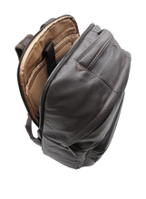 Charger l'image dans la galerie, Helva - sac à dos en cuir de vachette souple marron