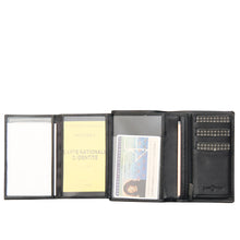 Charger l'image dans la galerie, Deco - Portefeuille 3 volets en cuir de vachette
