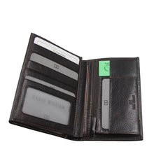 Charger l'image dans la galerie, Burland - Portefeuille 2 volets en cuir de vachette lisse