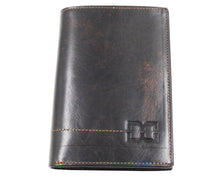 Charger l'image dans la galerie, Burland - Portefeuille 2 volets en cuir de vachette lisse