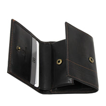 Charger l'image dans la galerie, Burland - Porte-monnaie en cuir de vachette vieilli