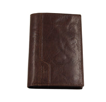 Charger l'image dans la galerie, Tarvin - Portefeuille 2 volets en cuir de vachette vieilli
