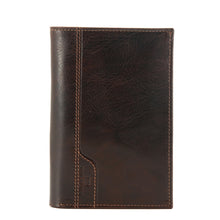 Charger l'image dans la galerie, Tarvin - Portefeuille 3 volets en cuir de vachette vieilli