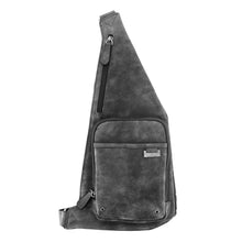 Charger l'image dans la galerie, Crichton - Sac monobandoulière type holster en synthétique vieilli