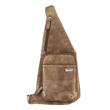 Charger l'image dans la galerie, Crichton - Sac monobandoulière type holster en synthétique vieilli