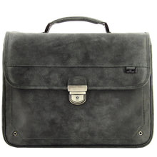 Charger l'image dans la galerie, Crichton - Serviette 2 soufflets en synthétique vieilli