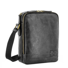 Charger l'image dans la galerie, Burland - Grand sac monobandoulière en cuir de vachette vieilli
