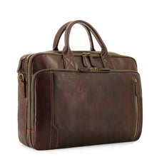 Charger l'image dans la galerie, Tarvin - Porte ordinateur en cuir de vachette vieilli