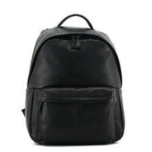 Charger l'image dans la galerie, Helva - sac à dos en cuir de vachette souple noir