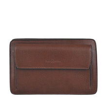 Charger l'image dans la galerie, Bourne - Pochette en croûte de cuir de vachette et synthétique