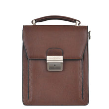 Charger l'image dans la galerie, Bourne - Sacoche en croûte de cuir de vachette et synthétique