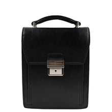 Charger l'image dans la galerie, Bourne - Sacoche en croûte de cuir de vachette et synthétique