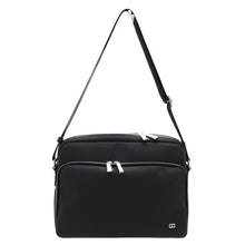 Charger l'image dans la galerie, Dartan - Grande besace en synthétique garni cuir de vachette